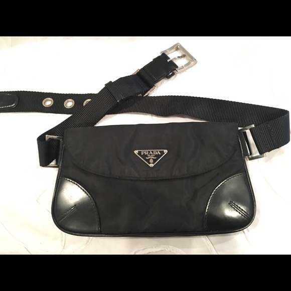 black prada fanny pack